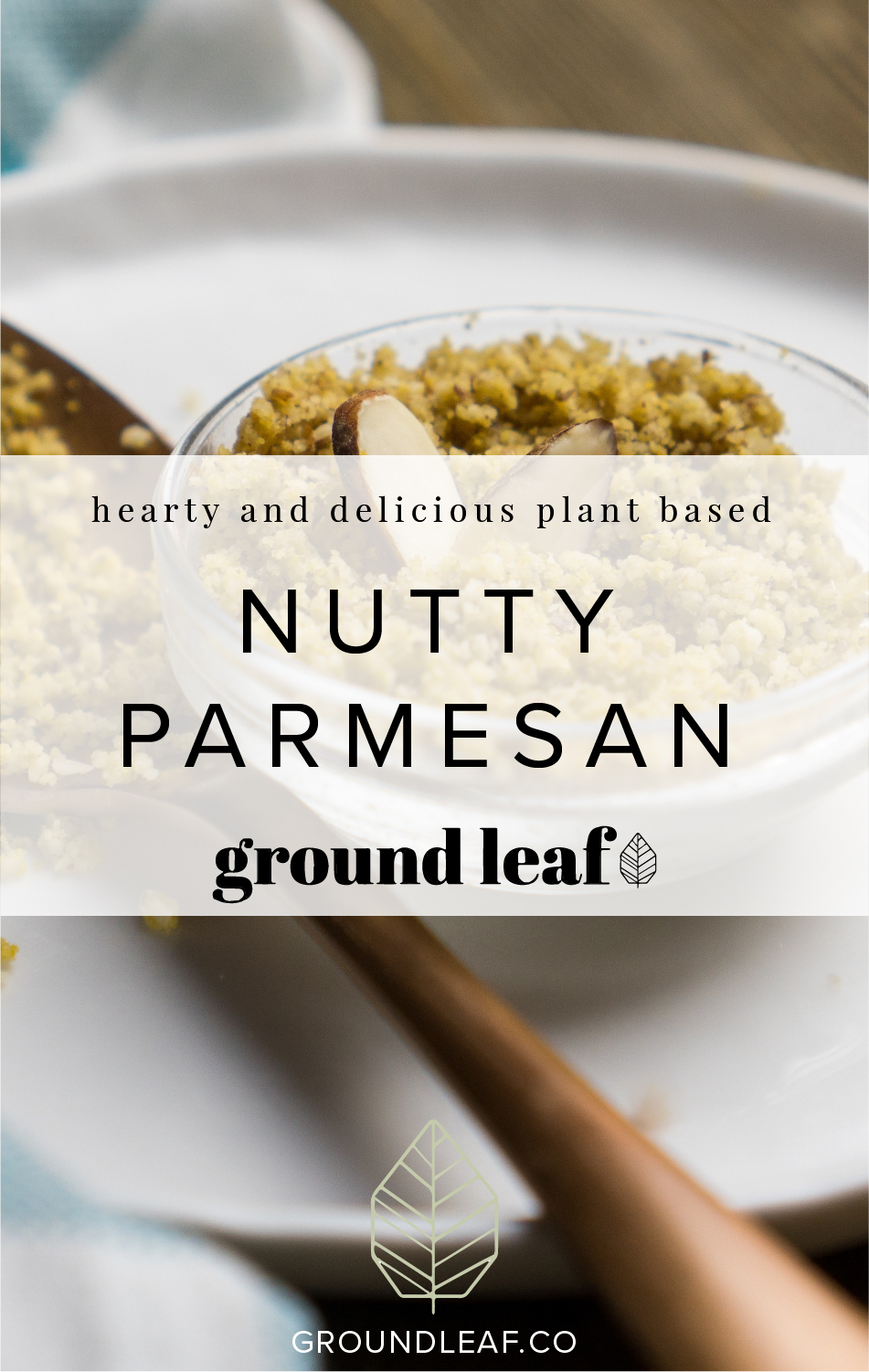 Nutty Parmesan is a perfect plant based option for achieving that wonderful cheesy flavor over pastas, veggies, soups, and more! If you have a nut allergy be sure to check out the Seedy version on groundleaf.co