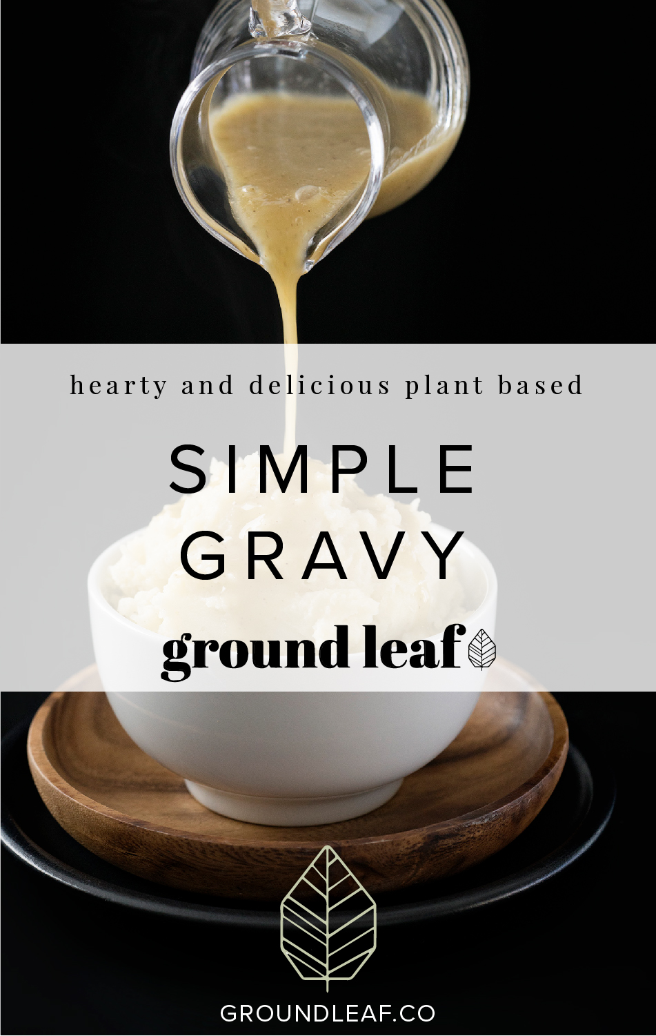 Simple, all plant-based gravy for a healthy and delicious meal!