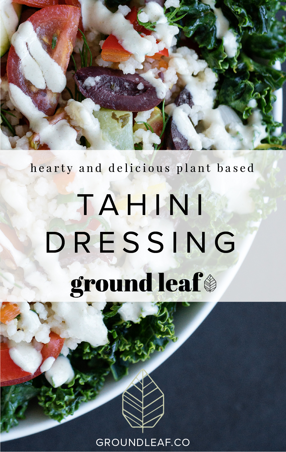 Oil-free Tahini Dressing brought to you by Zucchini Puree (which replaces the oil in a fat free way, without sacrificing the flavor). A delightfully tangy dressing to be used on salads, veggies, anything you can think of! 