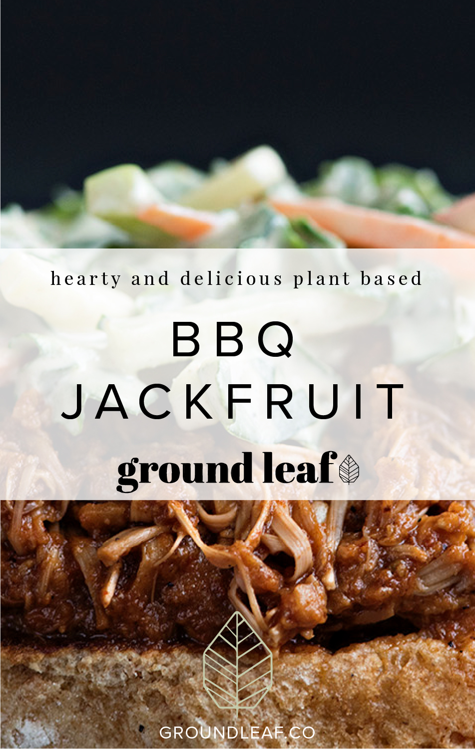 Make the best BBQ Jackfruit (Vegan BBQ) | Groundleaf.co