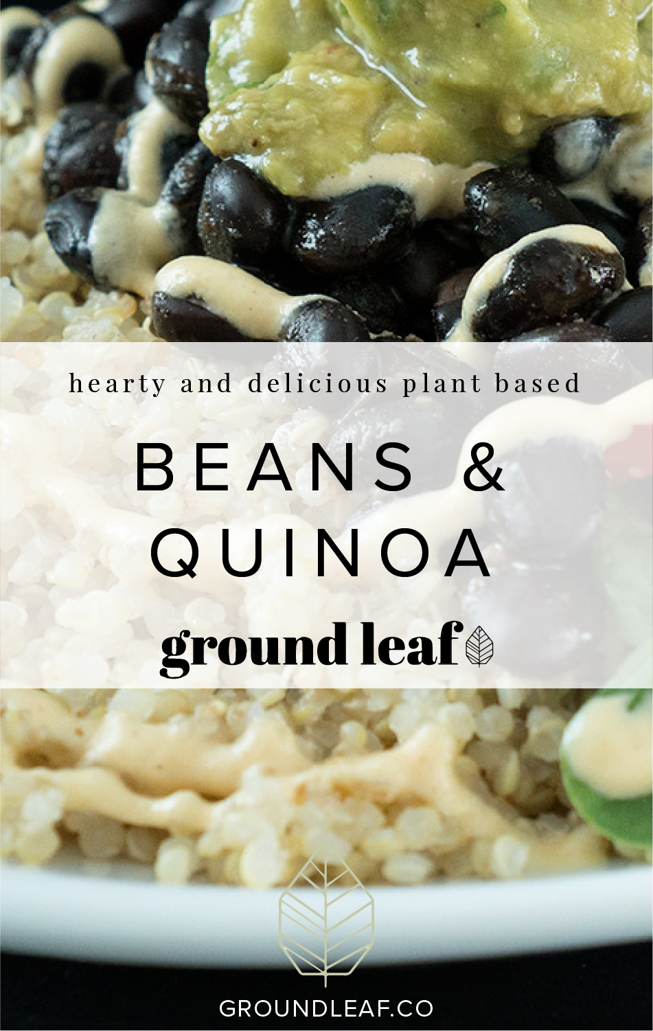 Hearty and delicious Beans and Quinoa | groundleaf.co