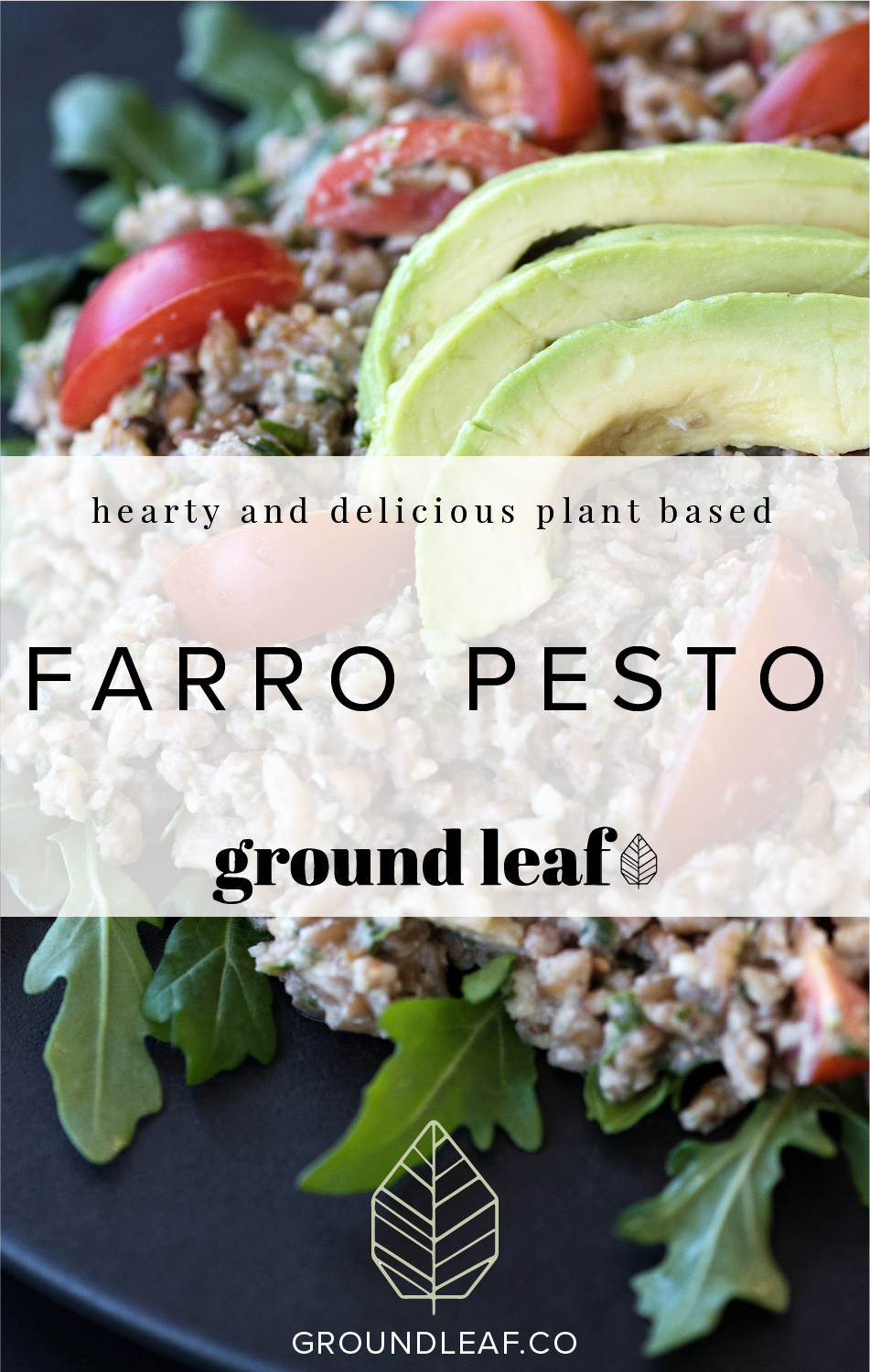 Hearty and delicious vegan farro pesto recipe.