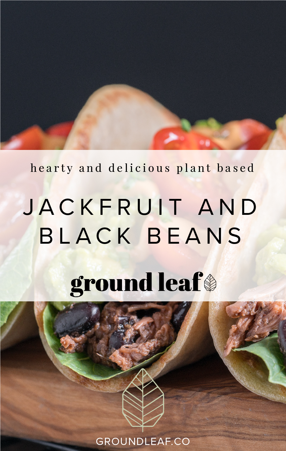 The best vegan tacos ever! Jackfruit and black bean tacos made in the instant pot!