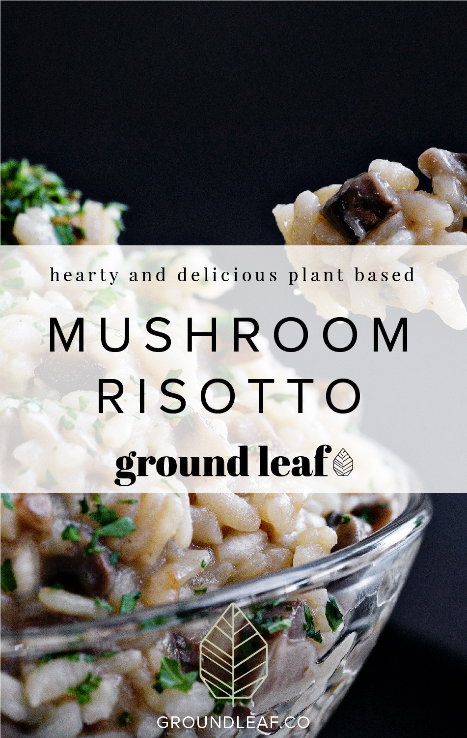 The Instant Pot Mushroom Risotto is a crowd favorite for eating. And a chef favorite for…well…laziness! You know the deal with risotto right? Add stock, stir stir stir, wait wait wait, add stock, repeat. Not here. Toss everything in the pressure cooker, kick up your feet and relax while dinner is made for you. Healthy, plant-based eating. | groundleaf.co