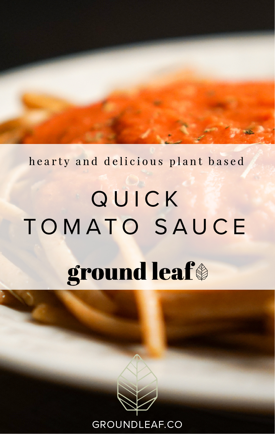 Quick, tasty tomato sauce from a can. But elevated and enhanced. A quick solution if you don't have hours to simmer a fresh sauce on the stove. 