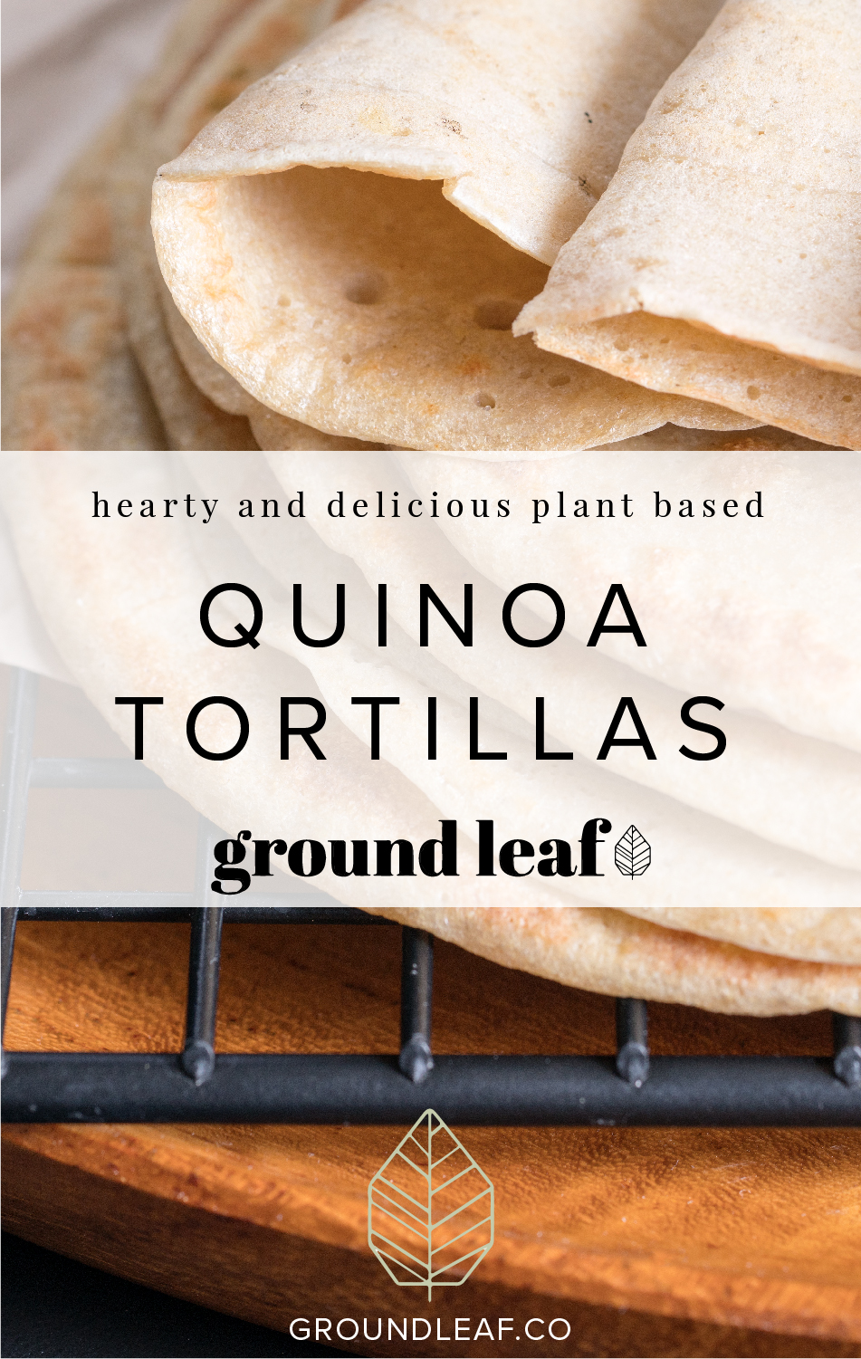 Tortillas made from only 3 ingredients! Quinoa, water, and salt! Quick, easy, whole ingredients for healthy, homemade tortillas. Perfect for all your taco fillings. 