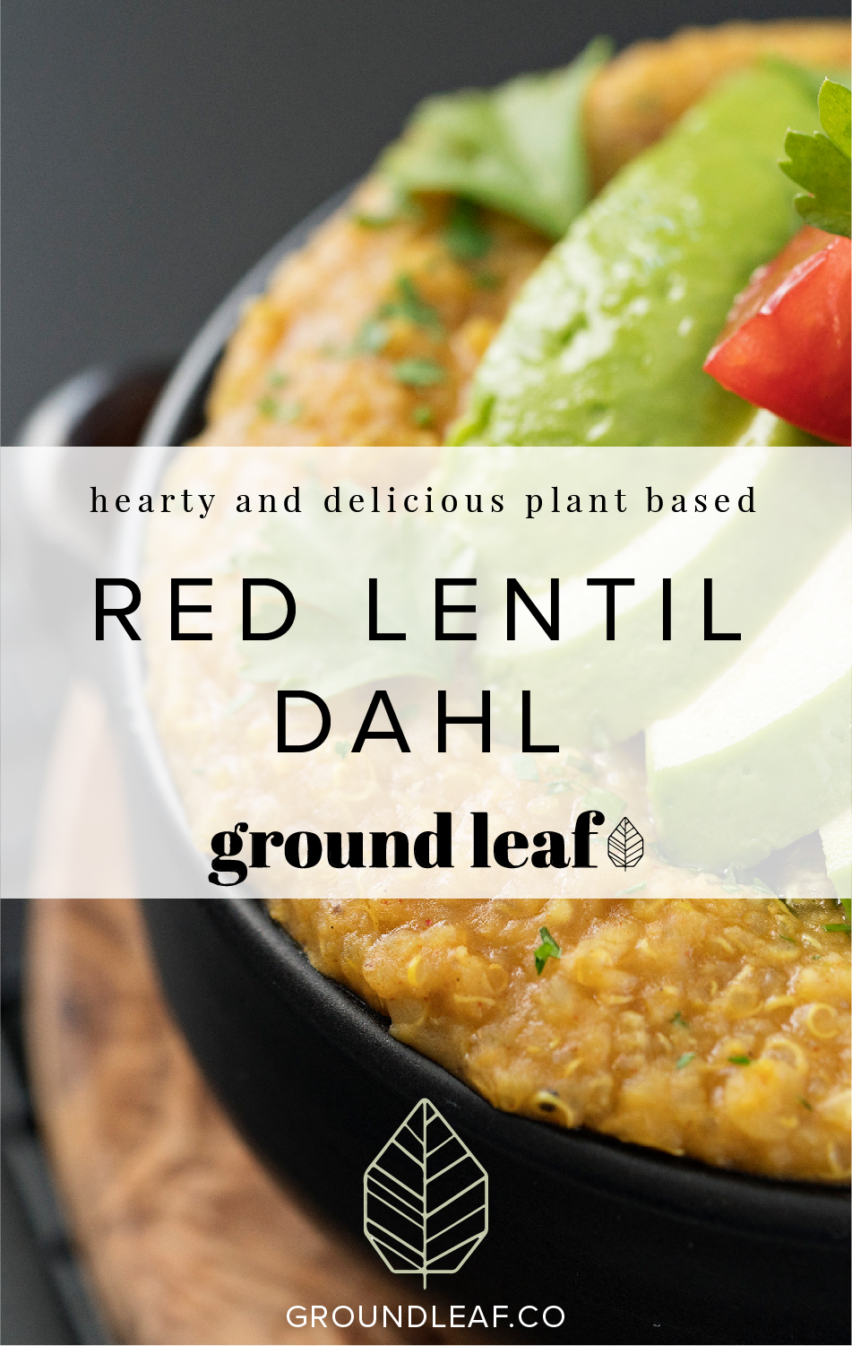 This is one of the simplest Ground Leaf recipes. Toss everything in the pressure cooker, press a few buttons, walk away, come back to a meal full of protein and full of flavor. Add some tomatoes and avocados for a delicious plant based meal.