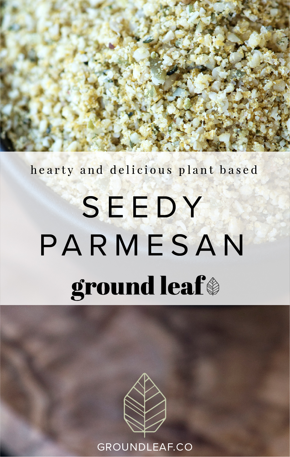 Seedy Parmesan is a perfect plant based option for achieving that wonderful cheesy flavor over pastas, veggies, soups, and more! If you have a seed allergy be sure to check out the Nutty version. | groundleaf.co