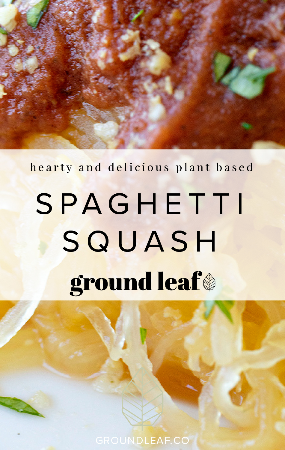 Delicious and plant-based spaghetti... squash! 