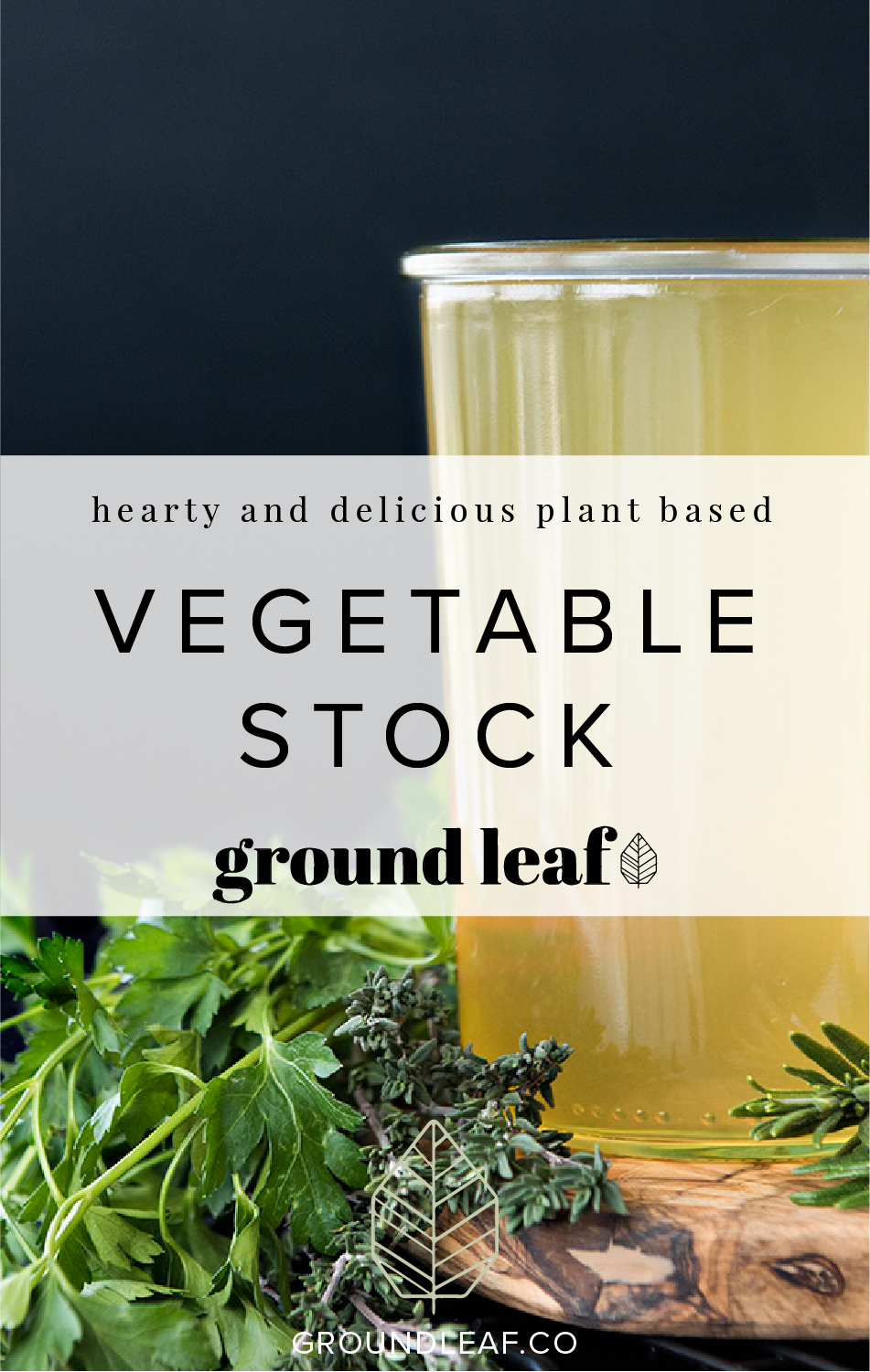 Make your own vegetable stock in your instant pot and have a healthy recipe always ready to go. Video recipe included! | groundleaf.co