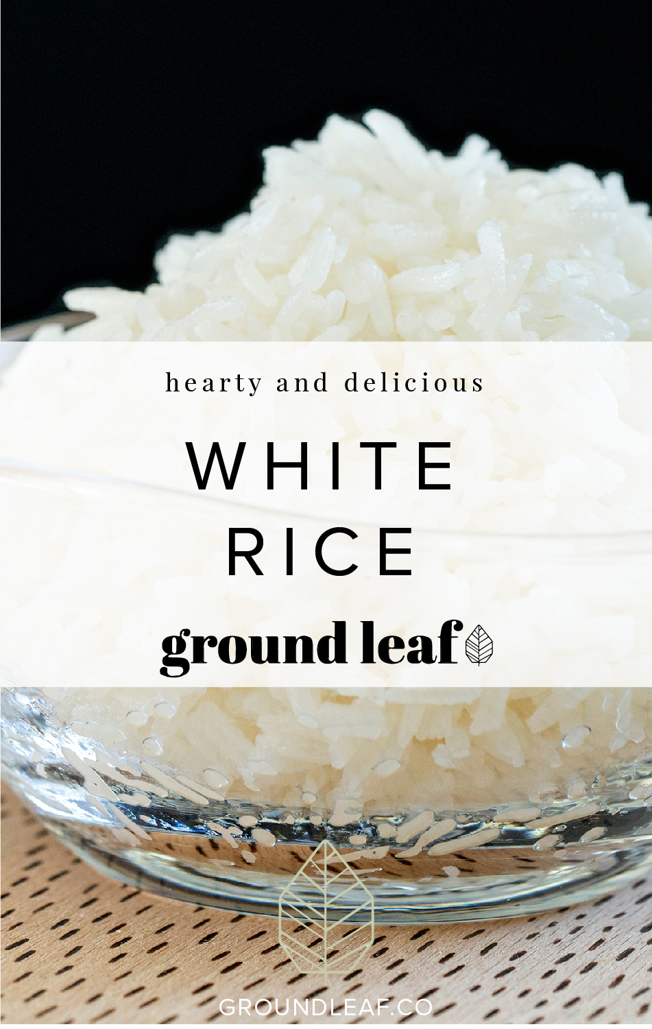 Make the perect white rice every time on your instant pot! | groundleaf.co